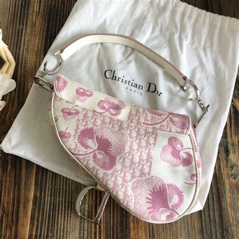 pink christian dior saddle bag|christian dior vintage sling bag.